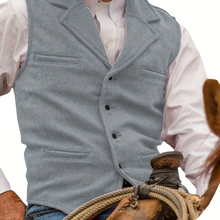 Colton | Heritage Herringbone Waistcoat