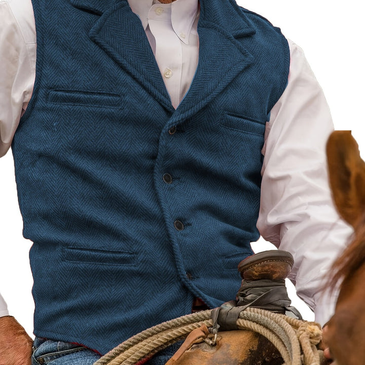 Colton | Heritage Herringbone Waistcoat