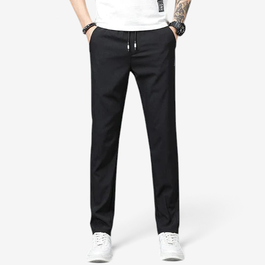 Alexander | Men's Quick-Dry Stretch Trousers with Drawstring Waist