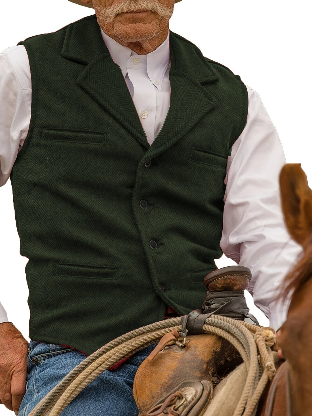Colton | Heritage Herringbone Waistcoat