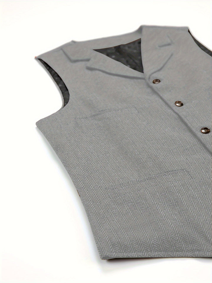 Colton | Heritage Herringbone Waistcoat