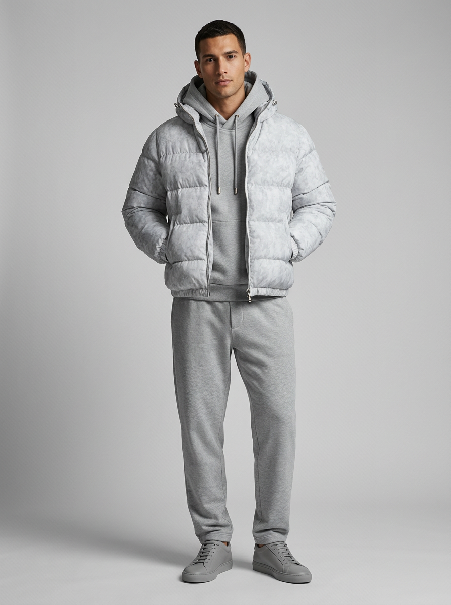 Oliver | Men's Hooded Puffer Jacket Padded Regular Length
