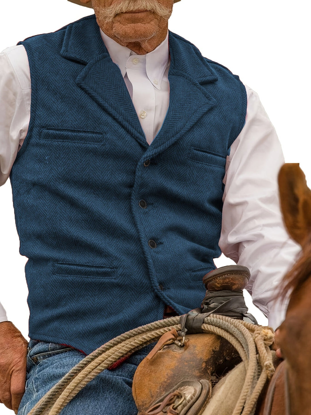 Colton | Heritage Herringbone Waistcoat