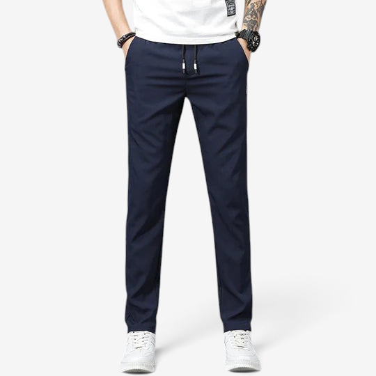Alexander | Men's Quick-Dry Stretch Trousers with Drawstring Waist
