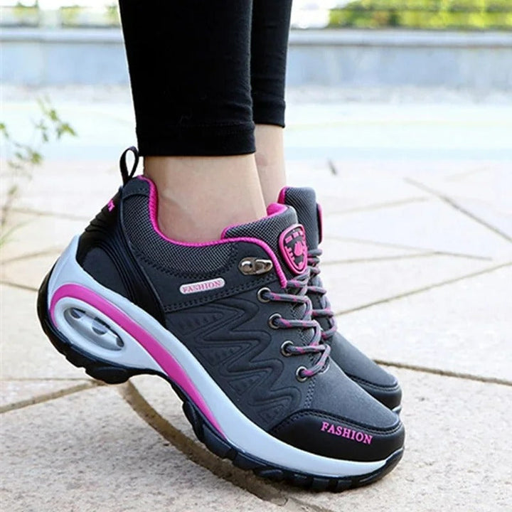 Evie | Women's Non-Slip Trainers Structured Heel Curved Sole