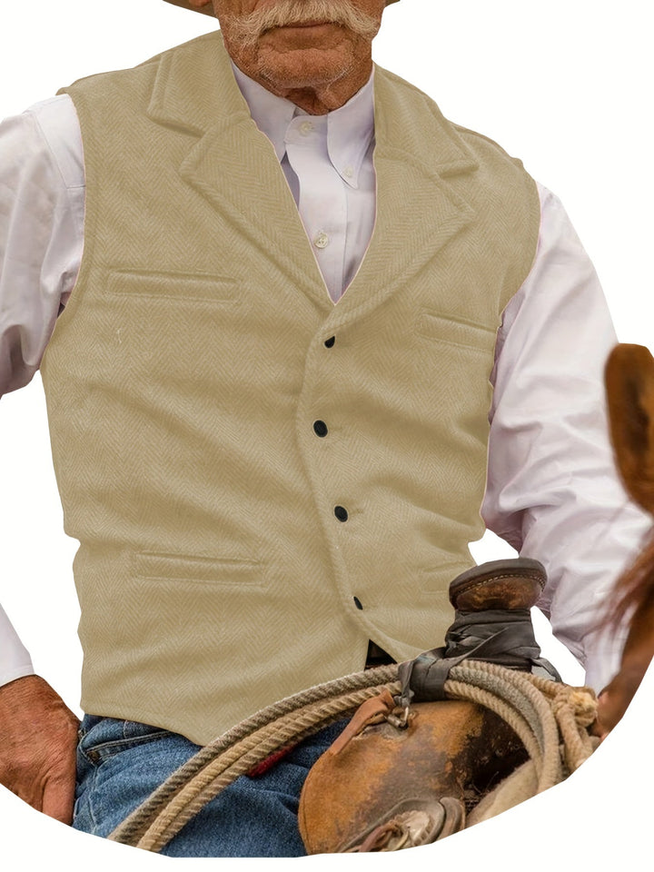 Colton | Heritage Herringbone Waistcoat