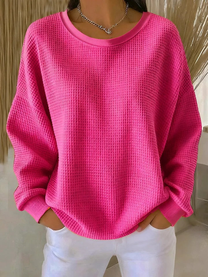 Sevira | Women's Relaxed Fit Soft Jumper Pill-Resistant Texture