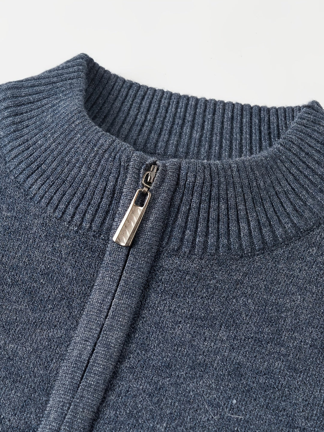 Oscar | Men's Knitted Zip Neck Jumper Long Sleeve