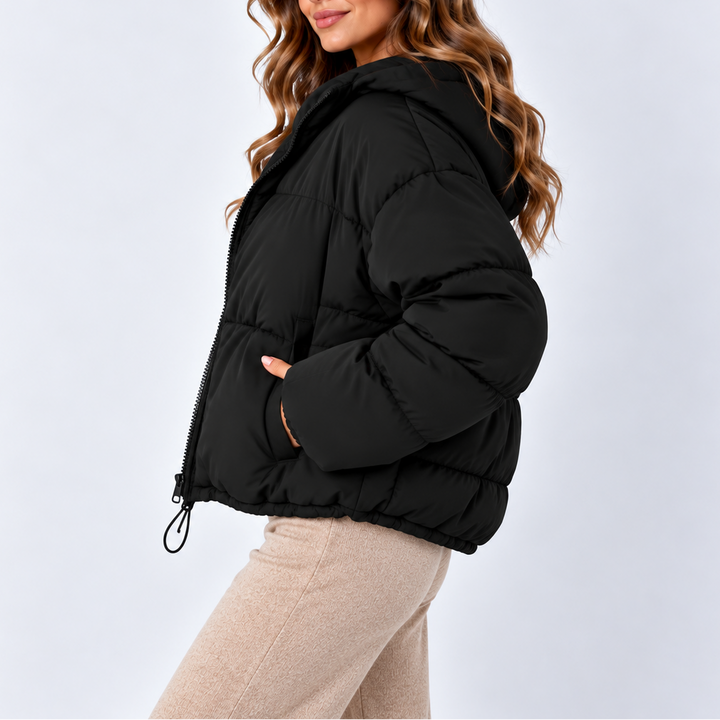 Cressida | Women's Oversized Puffer Jacket High Collar Drawstring