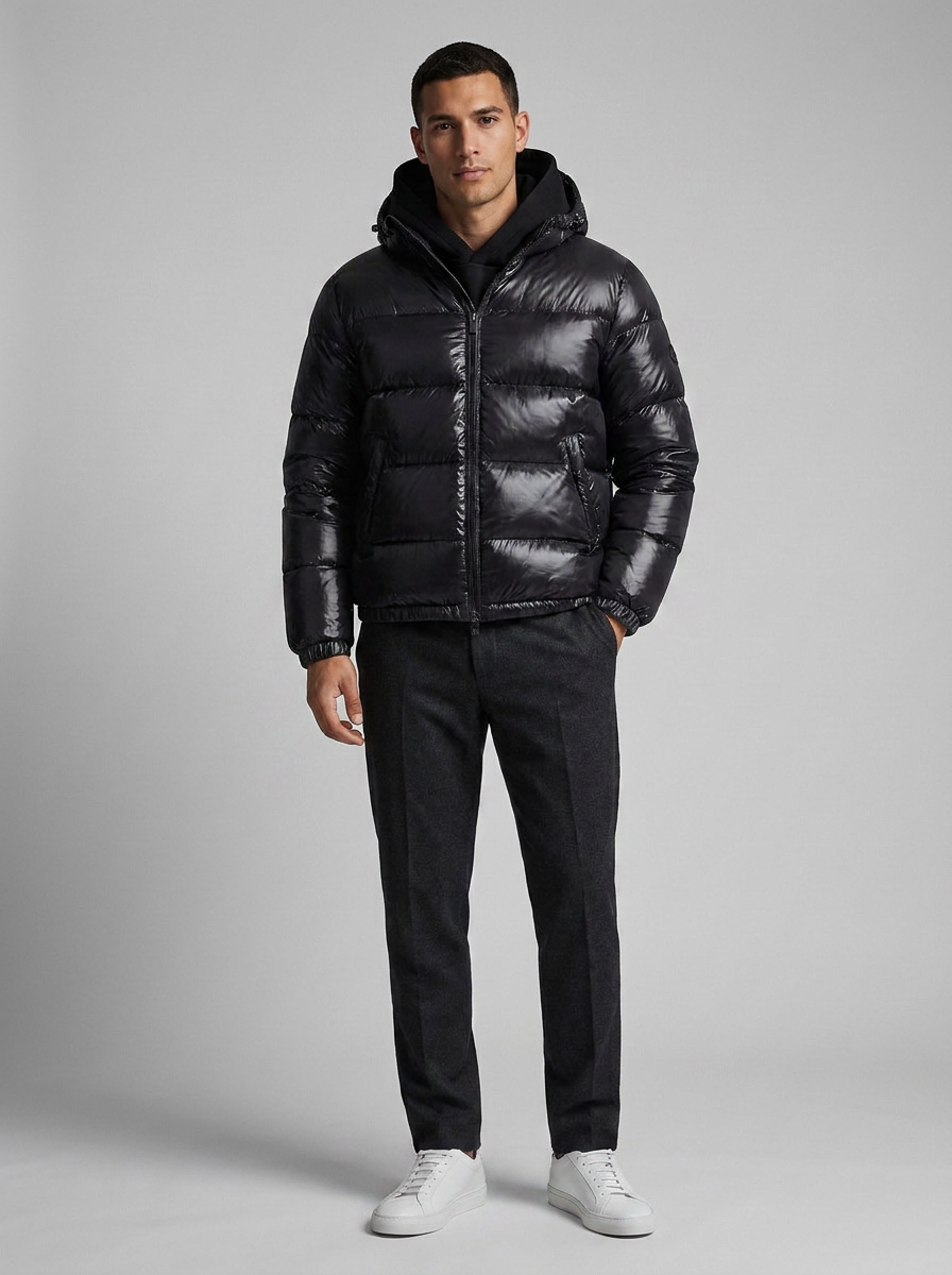 Oliver | Men's Hooded Puffer Jacket Padded Regular Length