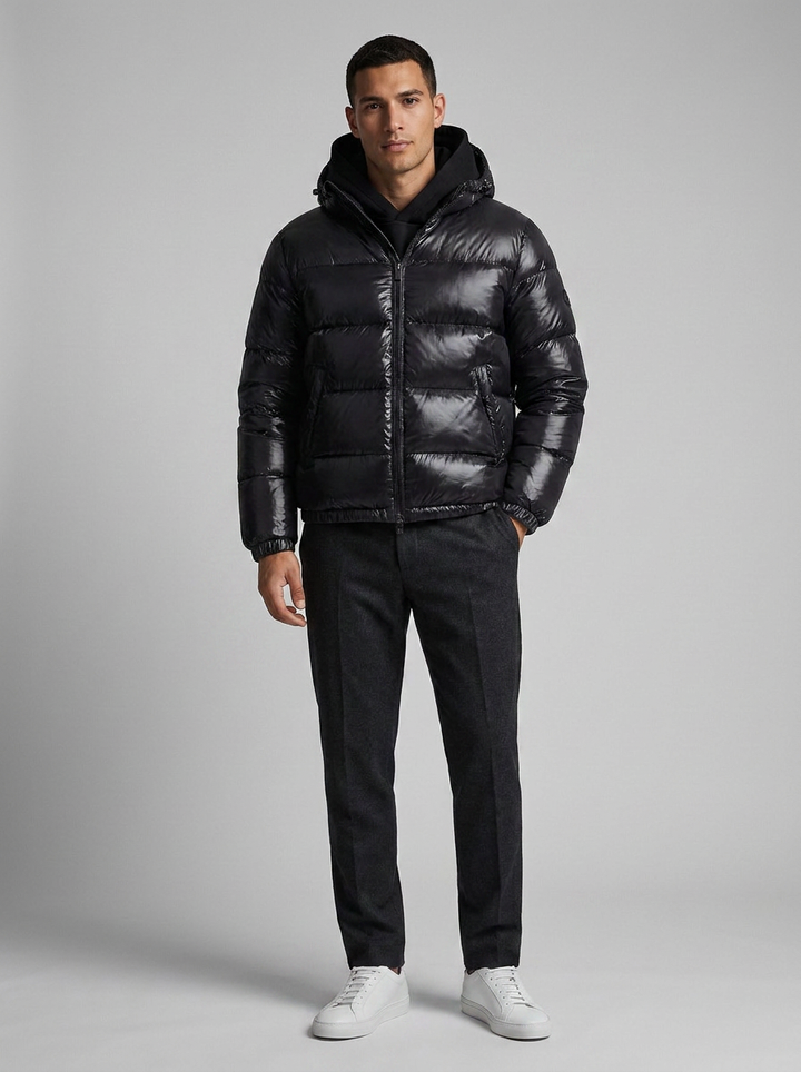 Oliver | Men's Hooded Puffer Jacket Padded Regular Length