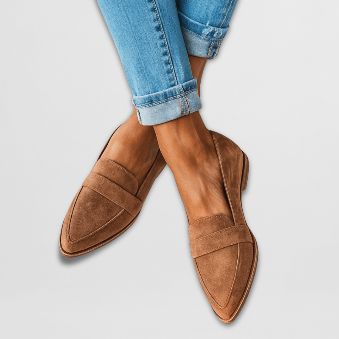 Magdalena | Women's Spring Pointed Suede Loafers