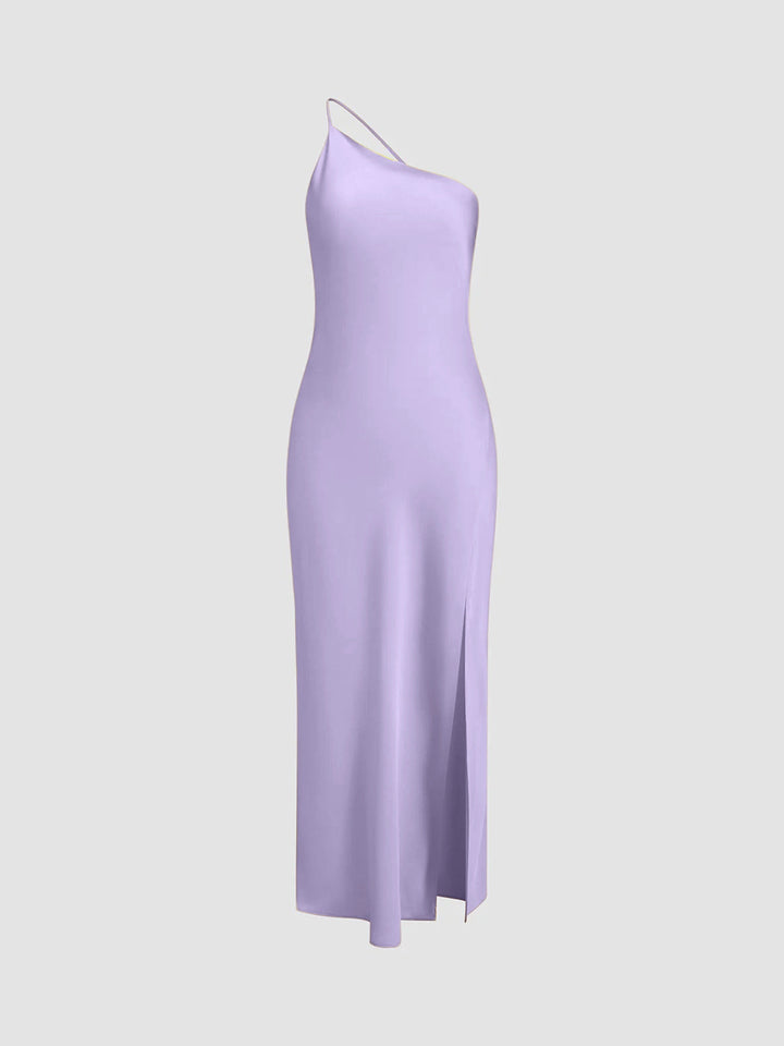 Daisy | Women's Backless Satin Maxi Party Dress Sleeveless