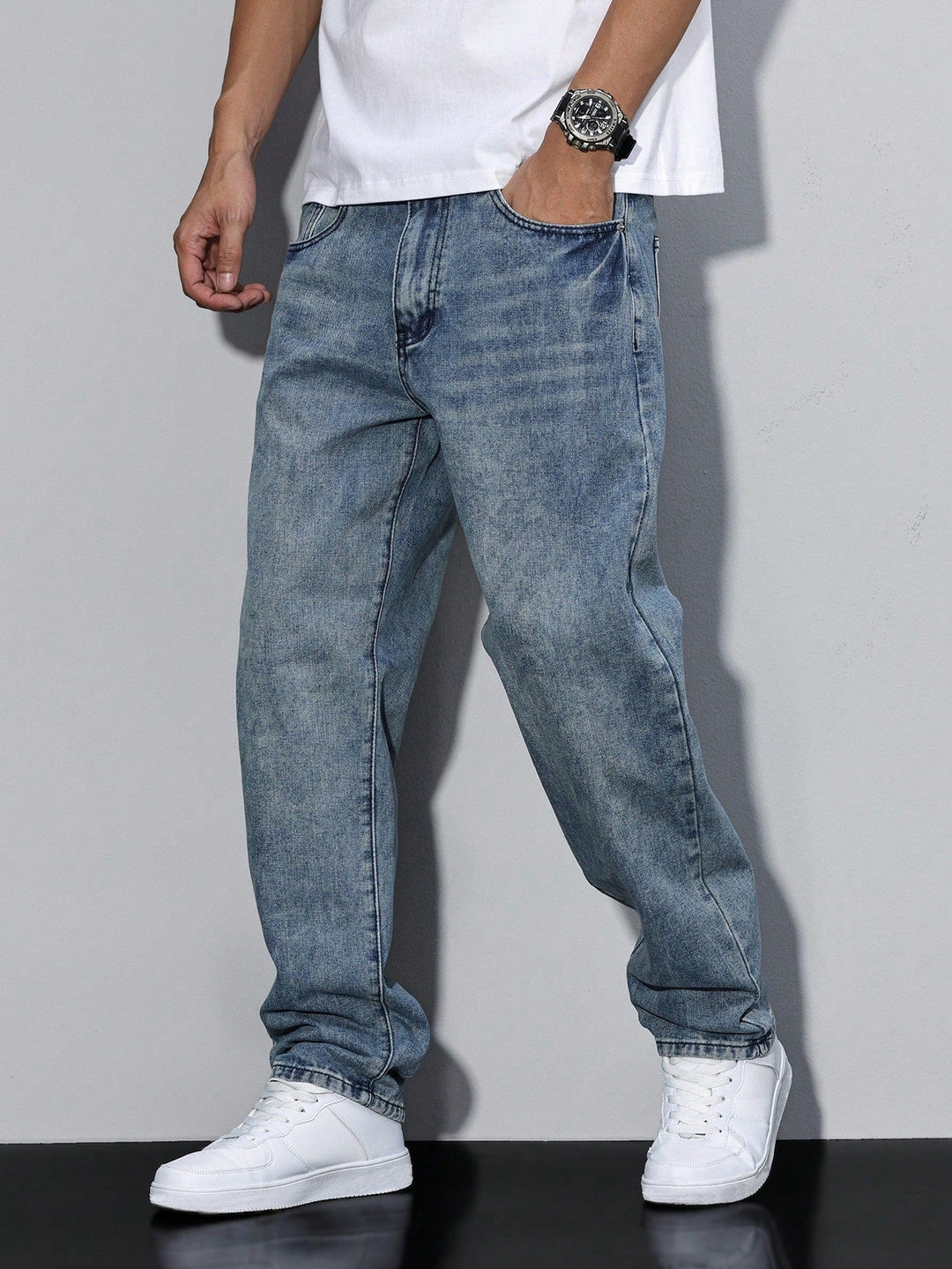 Men's Baggy Jeans | Loose Wide Leg Denim & Relaxed Streetwear Fit