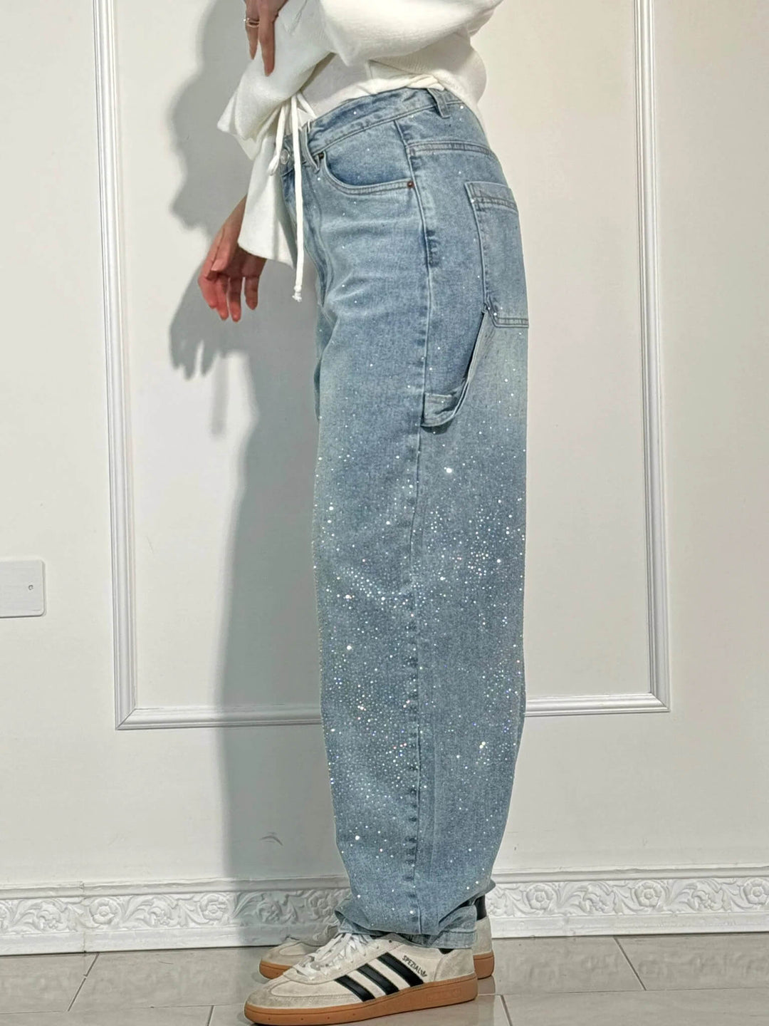 Virelia Sparkle Balloon Carpenter Jeans