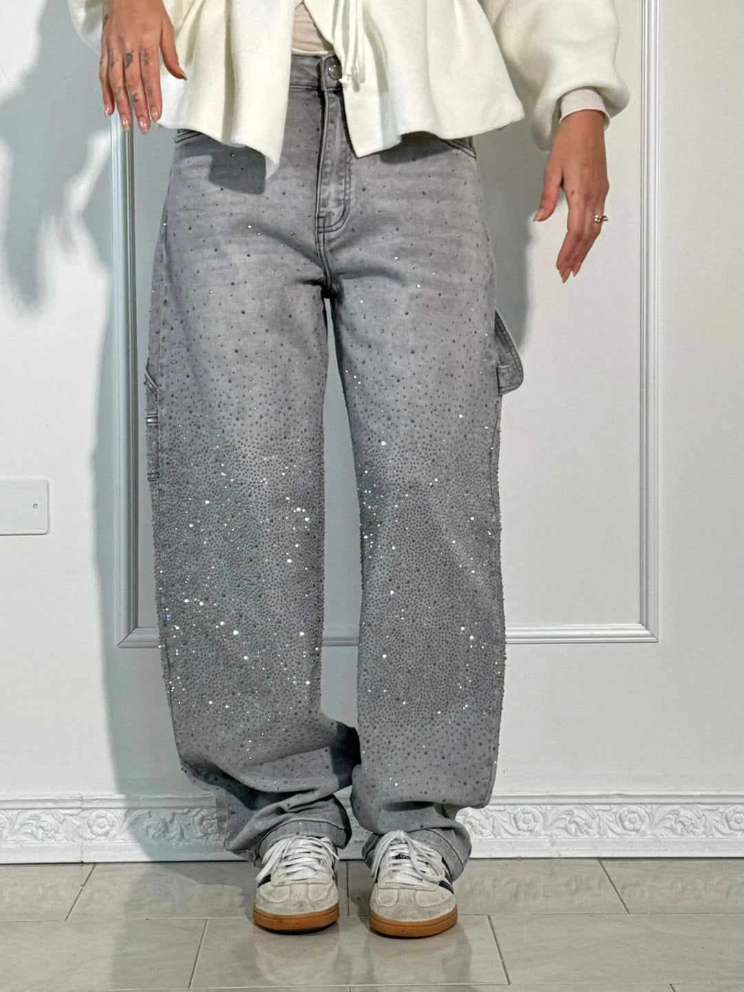 Virelia Sparkle Balloon Carpenter Jeans