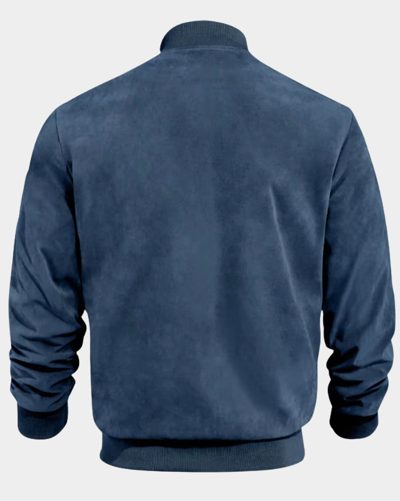 Lachlan | Men's Windproof Bomber Jacket Funnel Neck Ribbed Cuffs