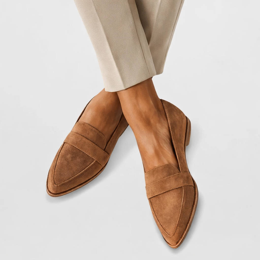 Rosalind | Women's Soft Suede Loafers Pointed Toe Lightweight