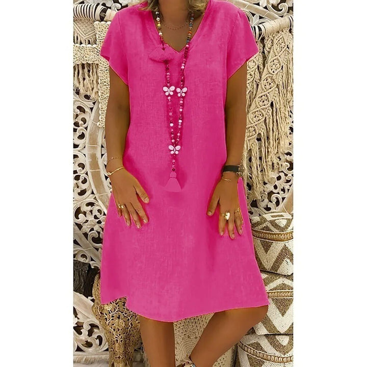 Felia | Women's Everyday Casual Dress Relaxed Flowing Cut Easy Care