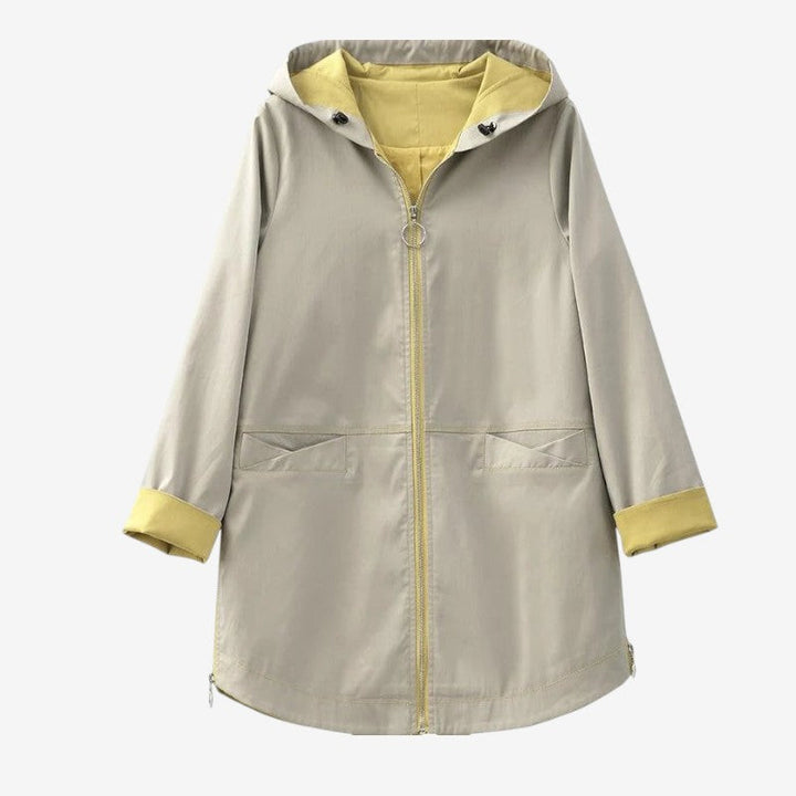 Florence | Women's Hooded Parka Loose Fit Adjustable Side Zips