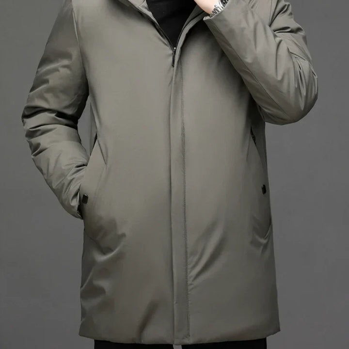 Teddy | Men's Lined Waterproof Winter Coat with High Collar