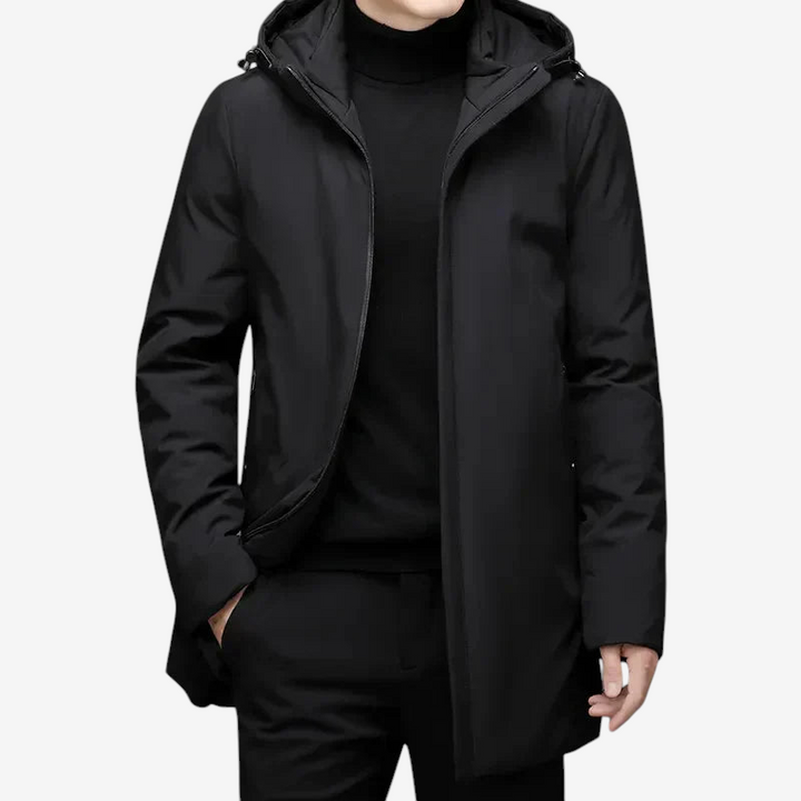 Teddy | Men's Lined Waterproof Winter Coat with High Collar