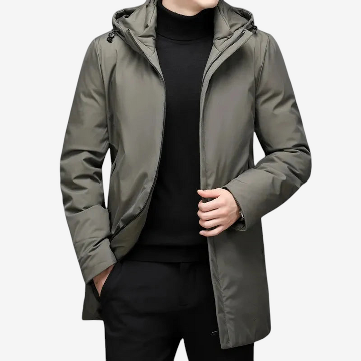 Teddy | Men's Lined Waterproof Winter Coat with High Collar