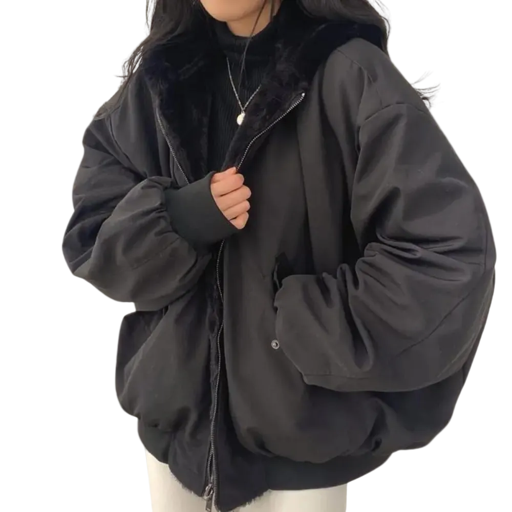 Caitlin | Women's Winter Jacket with Hood and Pockets