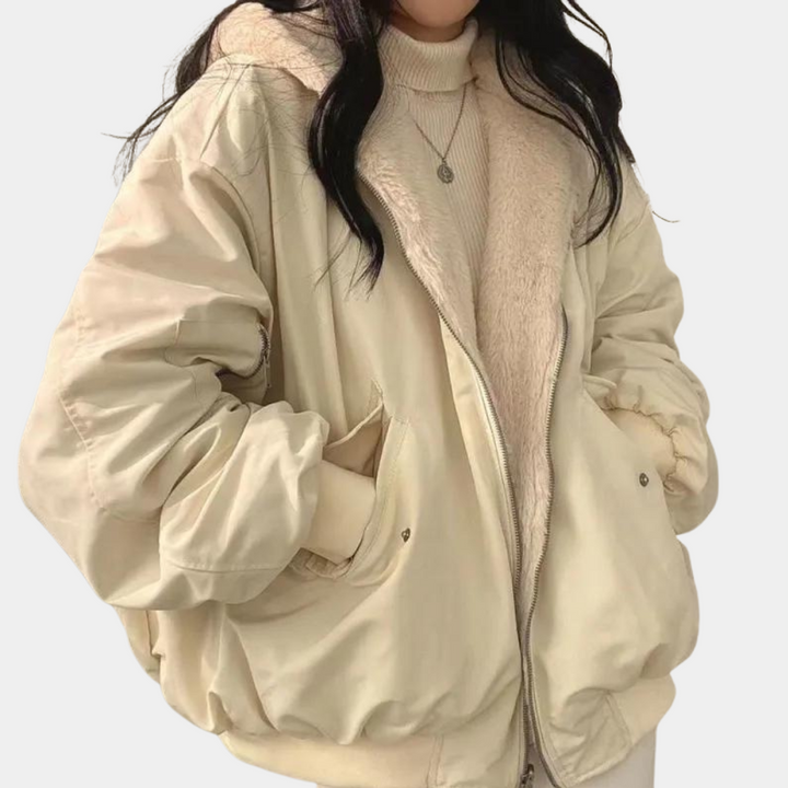 Caitlin | Women's Winter Jacket with Hood and Pockets