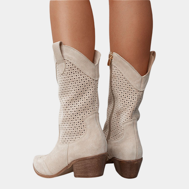 Natalie Cowboy Style Orthopedic Boots