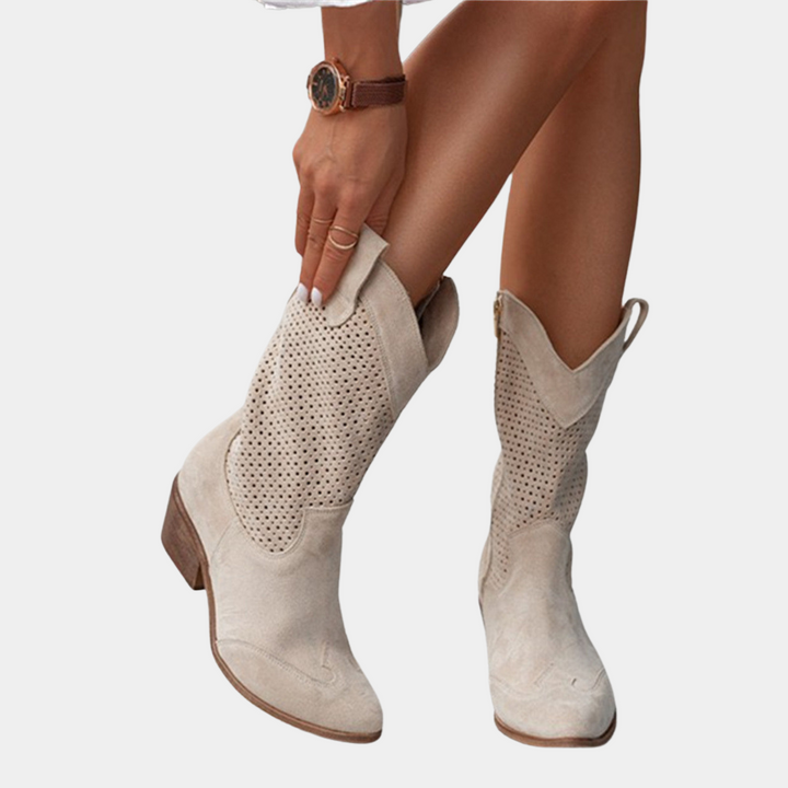Natalie Cowboy Style Orthopedic Boots