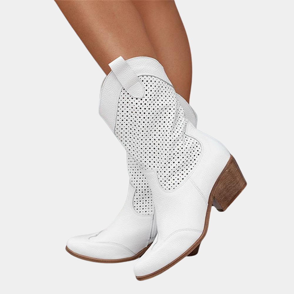 Natalie Cowboy Style Orthopedic Boots