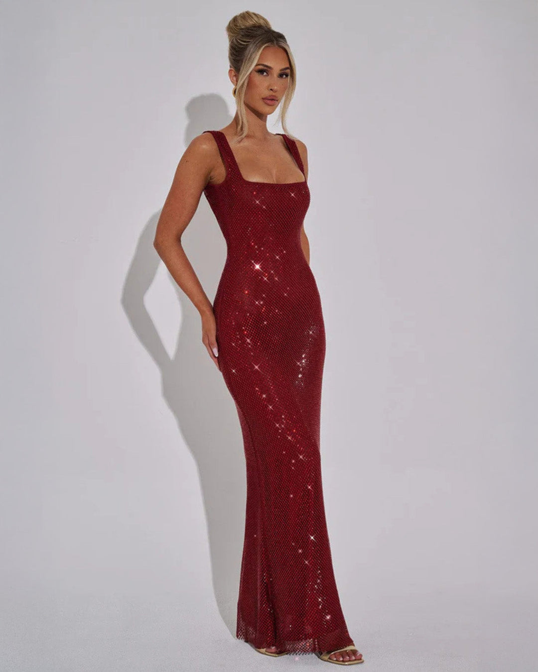 Celeste Embellished Formal Evening Gown