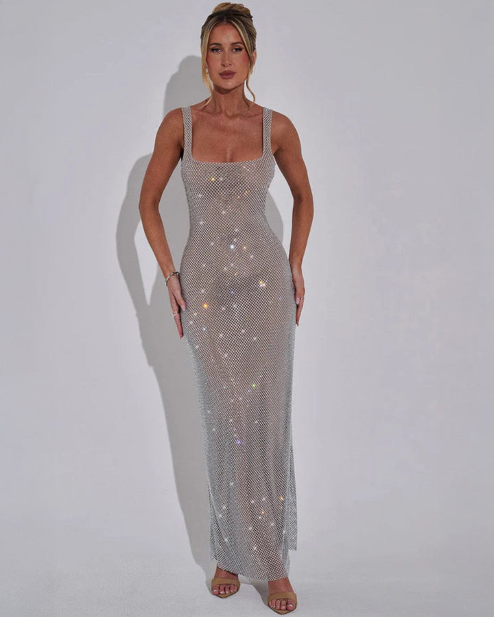 Celeste Embellished Formal Evening Gown