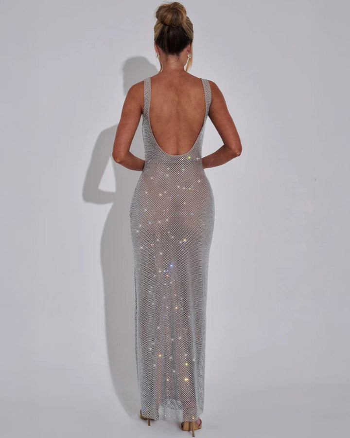 Celeste Embellished Formal Evening Gown