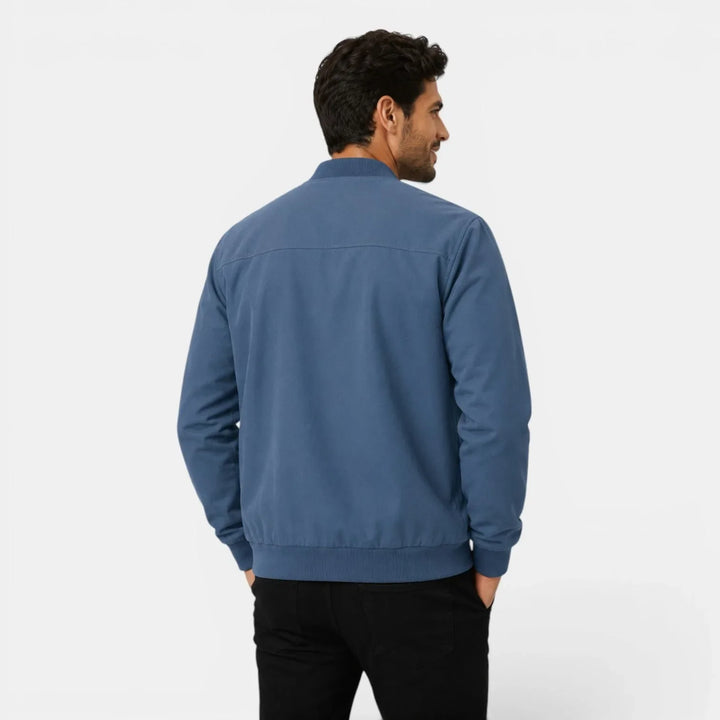 George | Men's Bomber Jacket Ribbed Collar & Cuffs Regular Fit