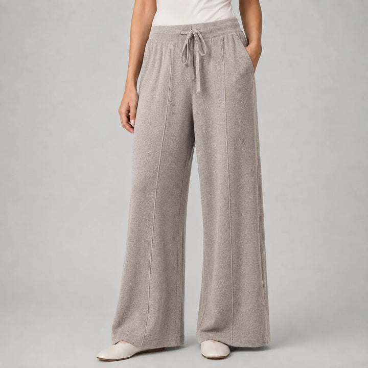 Jessica | Women's Wide Leg Lounge Trousers Drawstring Waist