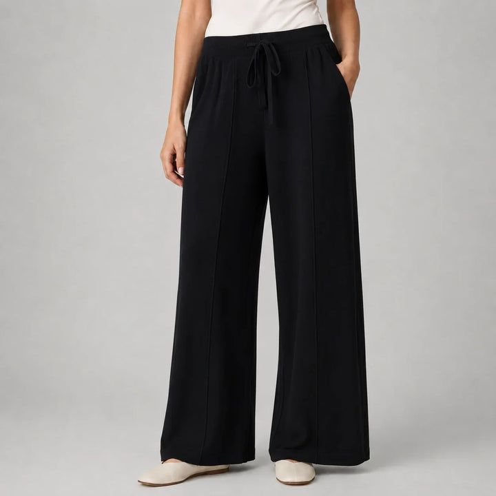 Jessica | Women's Wide Leg Lounge Trousers Drawstring Waist