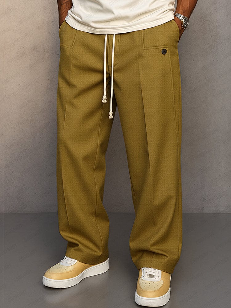 Men's Comfort Trousers | Smart Chino Look & Soft Jogger Feel
