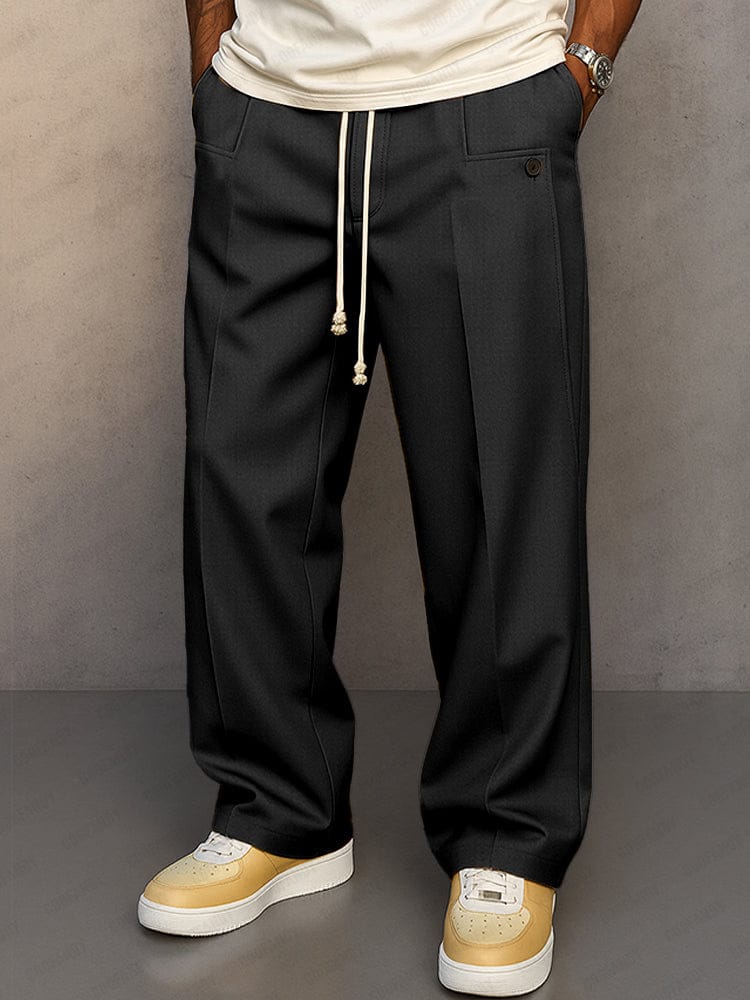 Men's Comfort Trousers | Smart Chino Look & Soft Jogger Feel