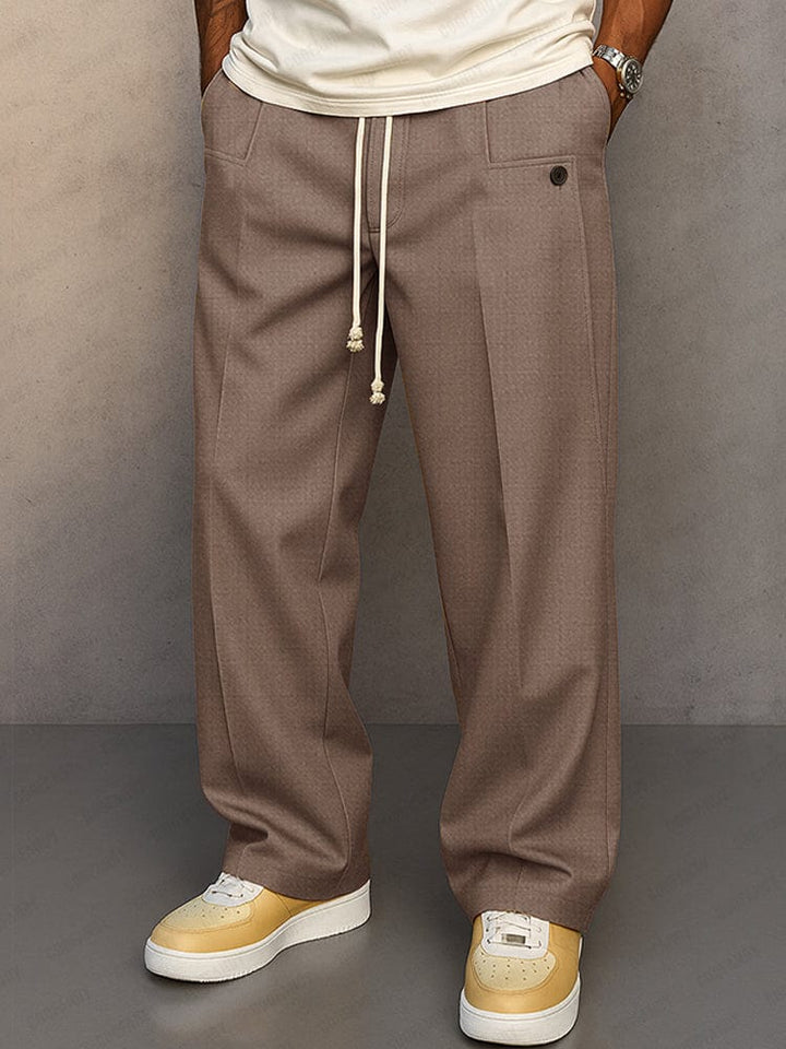 Men's Comfort Trousers | Smart Chino Look & Soft Jogger Feel
