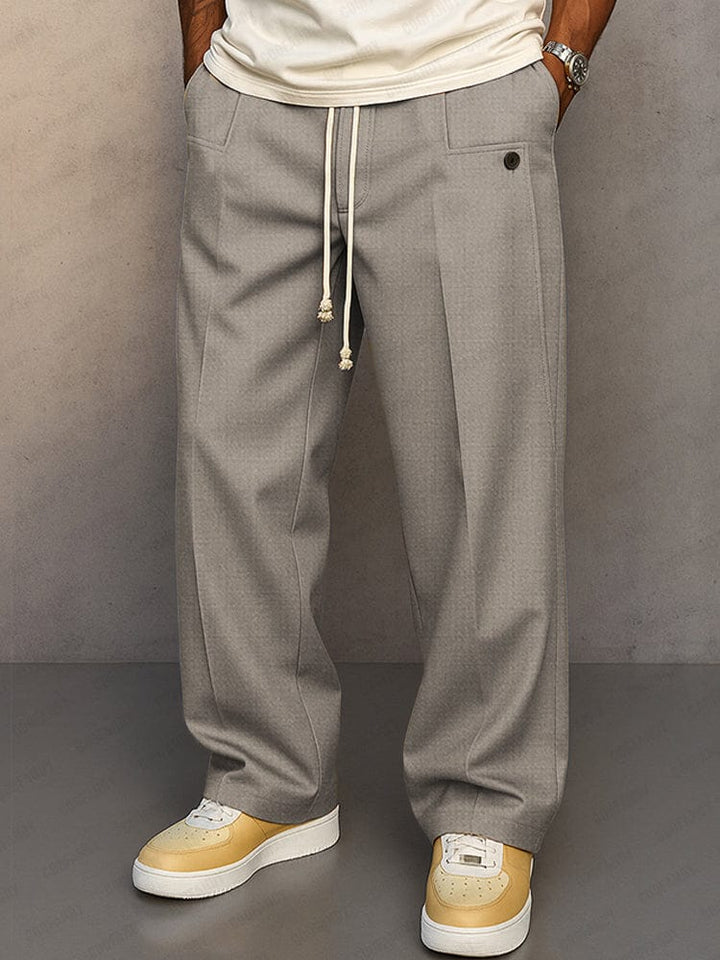 Men's Comfort Trousers | Smart Chino Look & Soft Jogger Feel