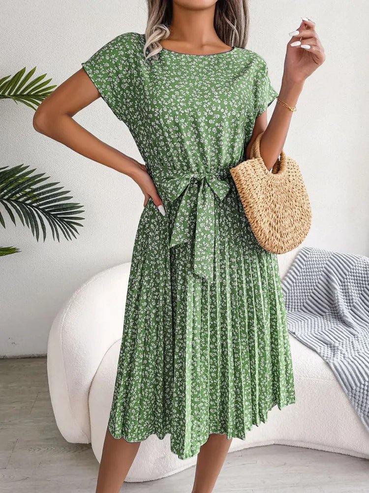 Bianca | Women's Casual Midi Dress Relaxed Fit Draped Silhouette