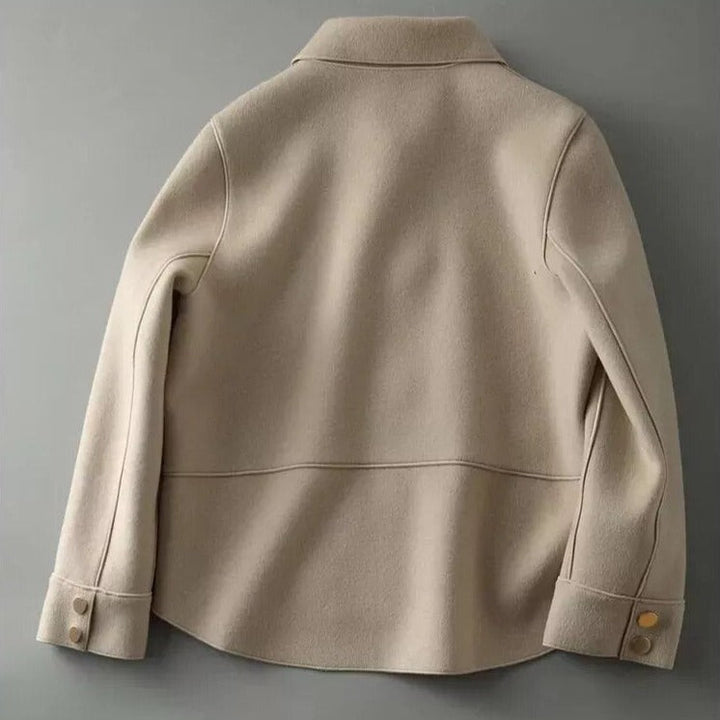 Greta | Timeless Down Jacket with Button Placket and Warm Lining