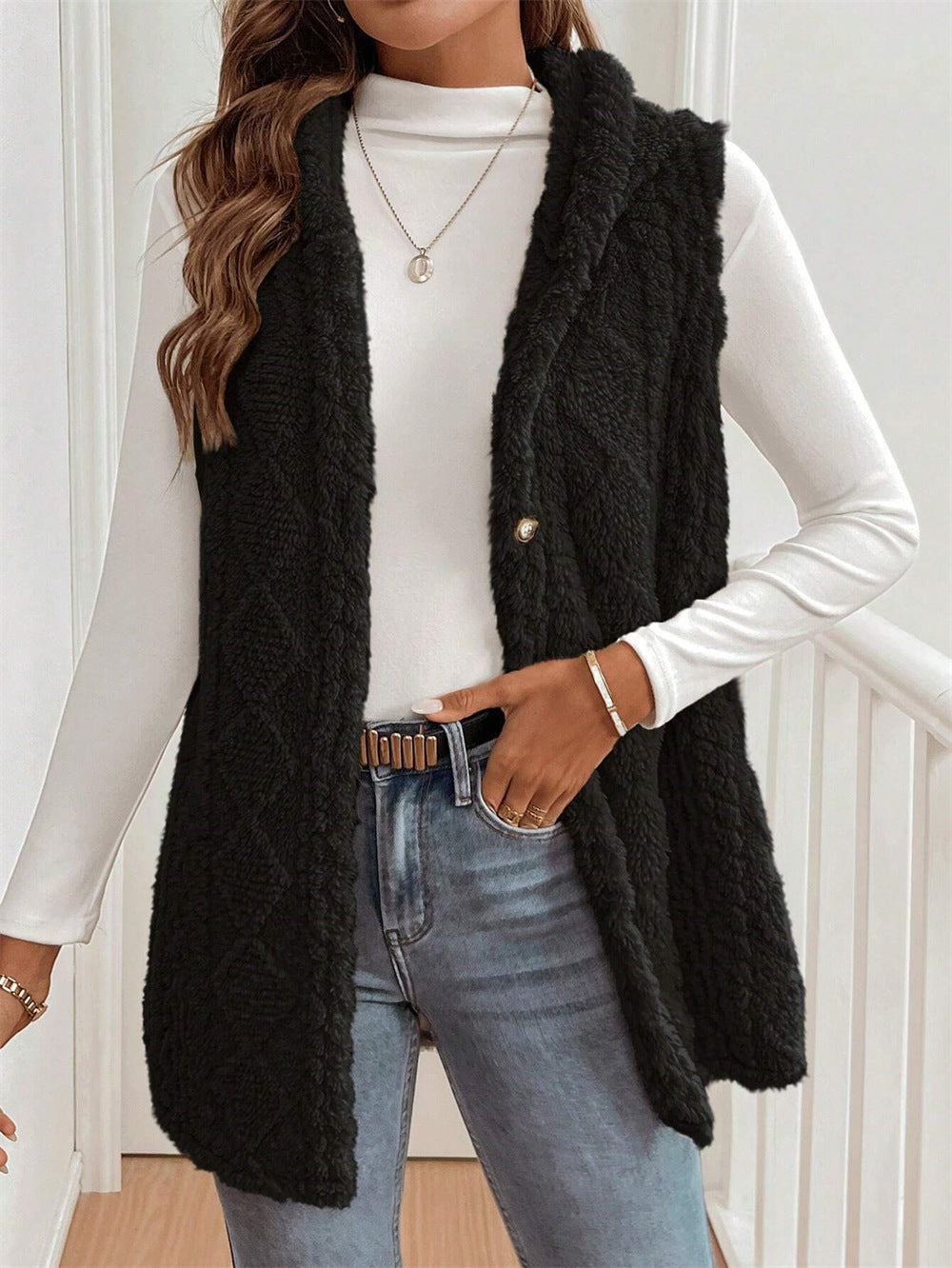 Mila | Cosy and Elegant Women's Plush Gilet