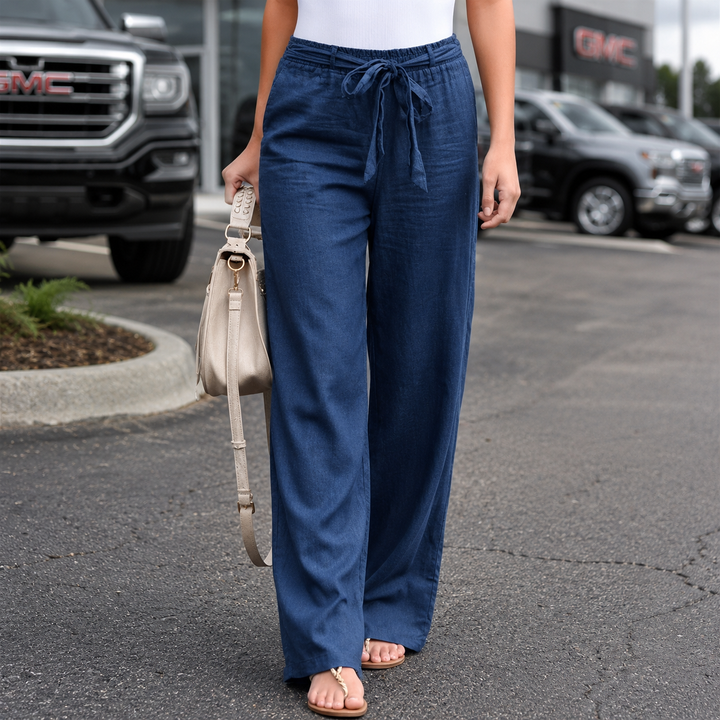 Loraine | Trendy Wide-Leg Trousers