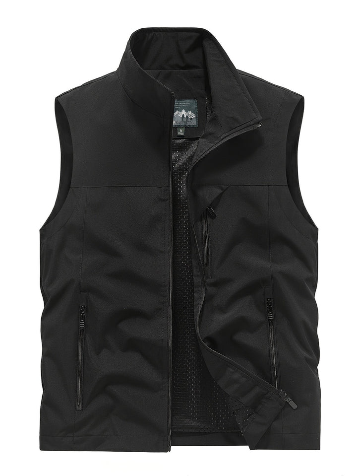 Lucas | Men's Lightweight Outdoor Gilet Front Zip Quick-Drying