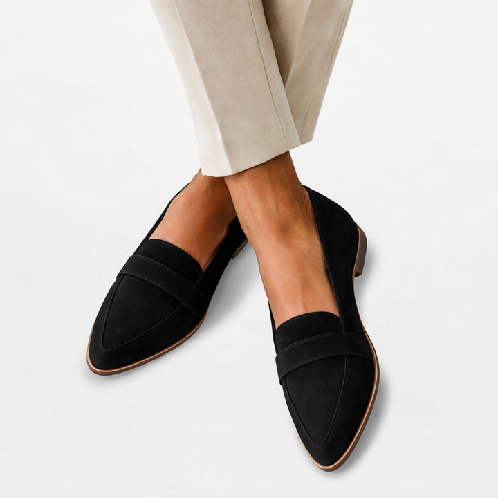 Rosalind | Women's Soft Suede Loafers Pointed Toe Lightweight