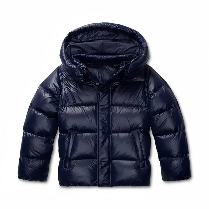 Winifred | Women's Hooded Puffer Jacket Lightweight Glossy Finish