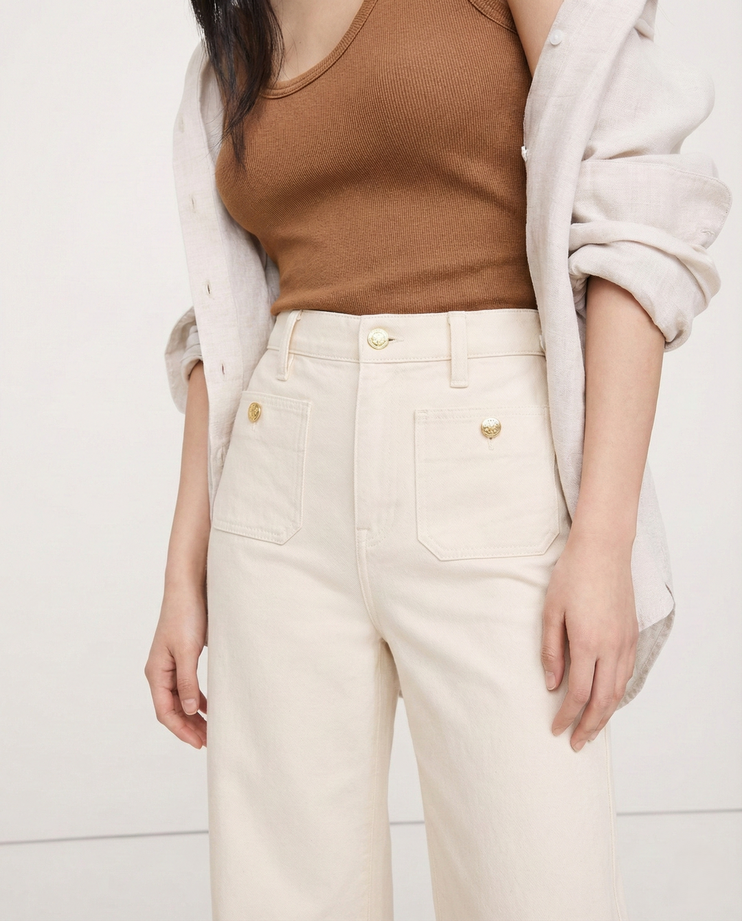 Marcella High Waist Wide Leg Jeans